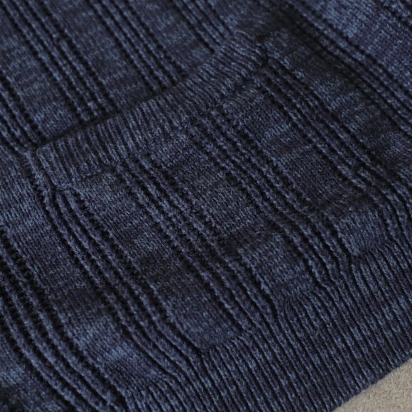 Basic Editions Blue Acrylic Cardigan (L) - Picture 5 of 10
